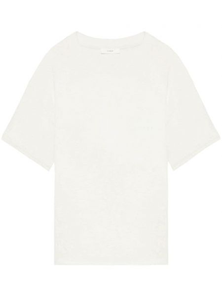T-shirt brodé en coton 1989 Studio blanc
