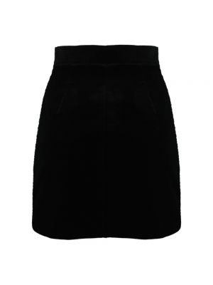 Mini falda de terciopelo‏‏‎ Elisabetta Franchi negro
