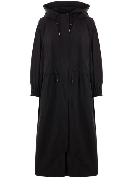 Hætte trenchcoat Molly Goddard sort