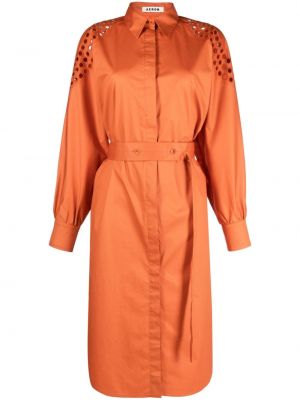 Φόρεμα σε στυλ πουκάμισο Aeron πορτοκαλί