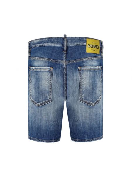 Pantalones cortos vaqueros slim fit Dsquared2 azul