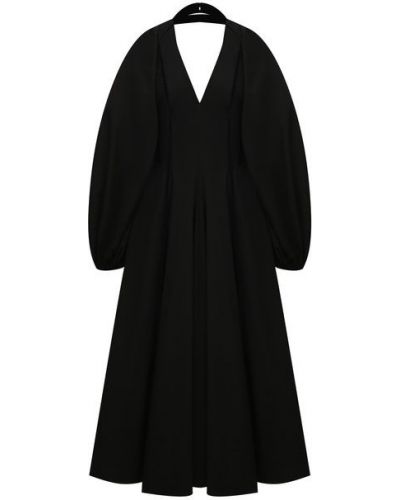 Хлопковое платье Erika Cavallini, черное