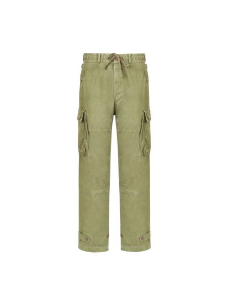 Proste spodnie bawełniane Polo Ralph Lauren zielone
