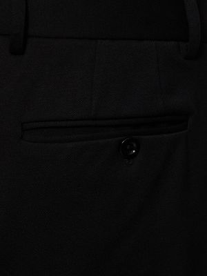 Plisované kalhoty 4sdesigns černé