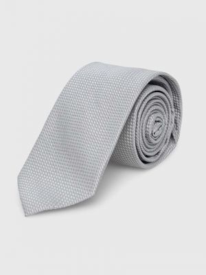 Копринена вратовръзка Calvin Klein сиво