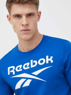 Bavlněné tričko Reebok s potiskem