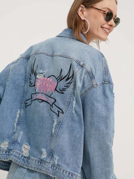 Traper jakna oversized Chiara Ferragni plava