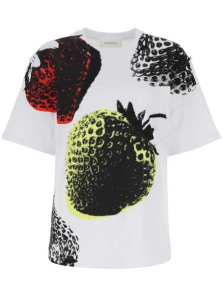 Overdimensioneret t-shirt Sportmax hvid