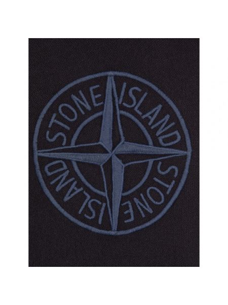 Sweter z okrągłym dekoltem Stone Island niebieski