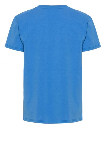 Marškinėliai Moschino mėlyna