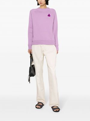 Siuvinėtas džemperis Marant Etoile violetinė