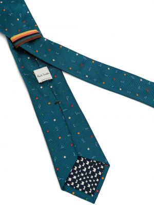 Hedvábná kravata s výšivkou Paul Smith