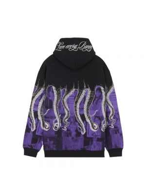 Bluza z kapturem Octopus czarna