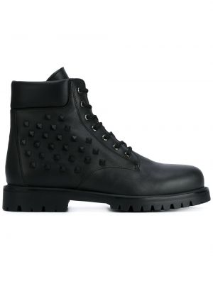 Trekingové topánky s cvočkami Valentino Garavani čierna