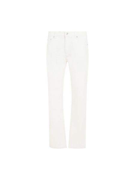 Białe proste jeansy Etro