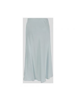 Falda larga de viscosa Jil Sander azul