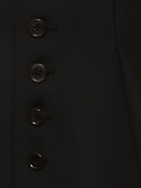 Mini-abito di lana Noir Kei Ninomiya nero