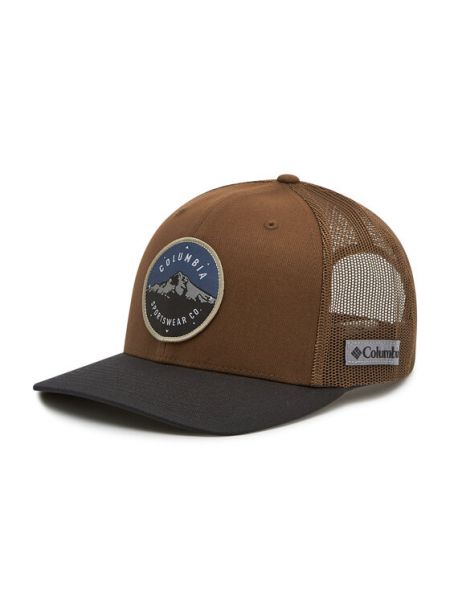 Tinklinis tinklinis kepurė su snapeliu Columbia ruda