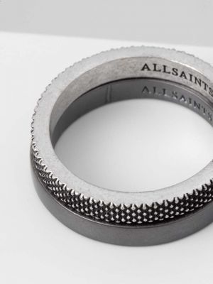 Pierścionek Allsaints srebrny