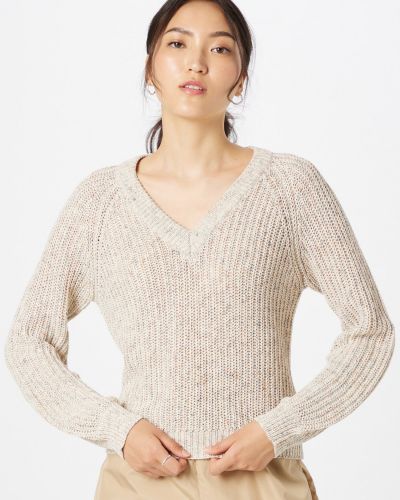 Меланжов пуловер .object бежово