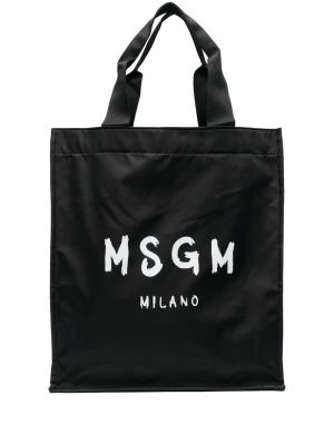 Shopper kabelka s potiskem Msgm