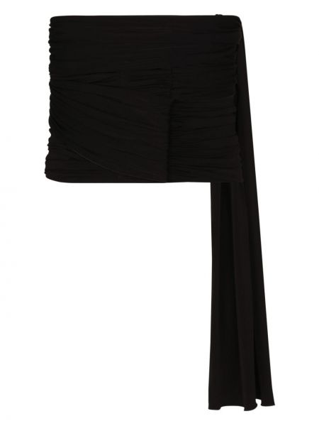 Jersey gürtel mit drapierungen Dolce & Gabbana schwarz