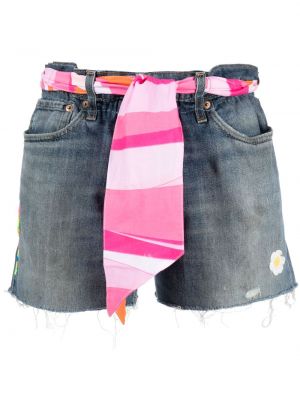 Jeansshorts Mc2 Saint Barth blå