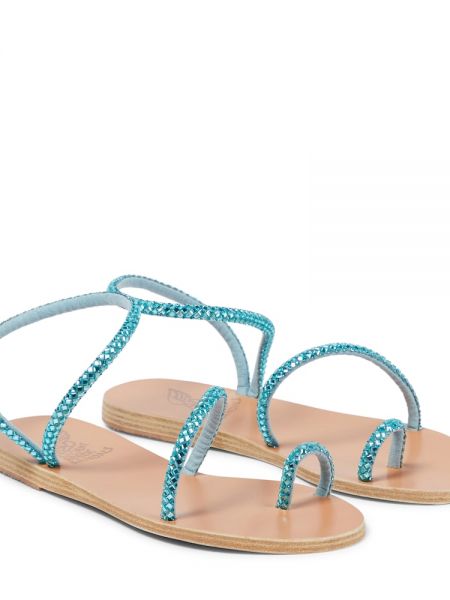 Kožené sandály Ancient Greek Sandals zelené