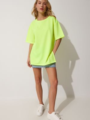 Oversized majica Happiness İstanbul zelena