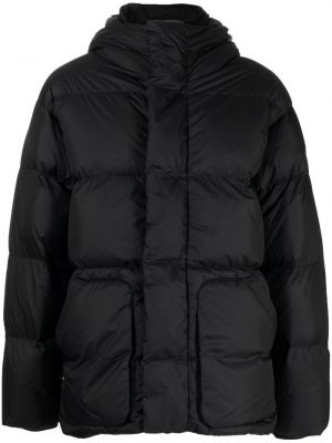 Péřová bunda s kapucí Ienki Ienki černá