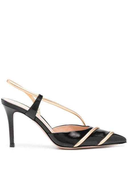 Slingback nahka Gianvito Rossi musta