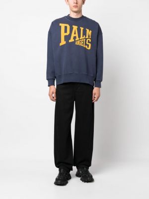 Sweatshirt aus baumwoll mit print Palm Angels