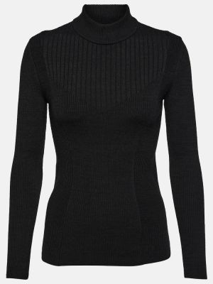 Vilnas džemperis ar augstu apkakli Isabel Marant melns