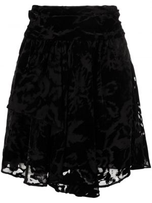 Asymetrické mini sukně Iro černé