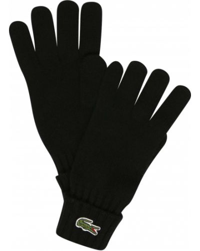 Γάντια Lacoste μαύρο