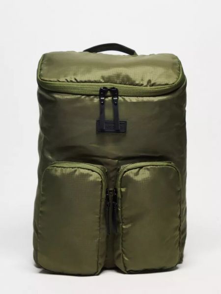 Нейлоновый рюкзак с карманами Consigned хаки