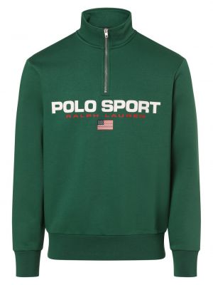 Bluza z nadrukiem Polo Sport zielona