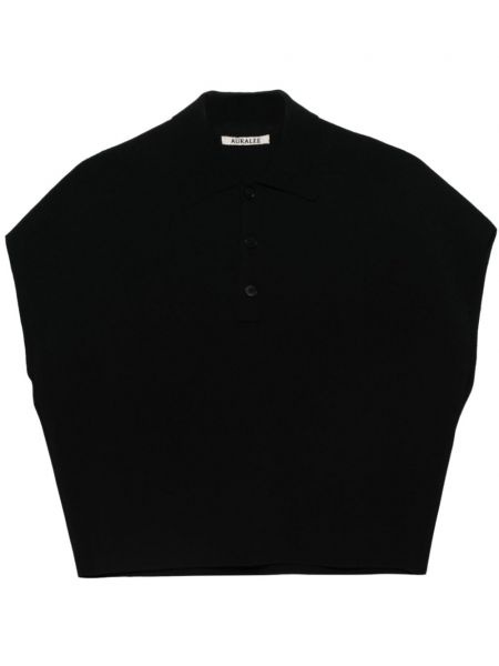 Polo marškinėliai Auralee juoda