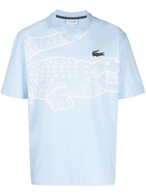 T-shirt Lacoste blå