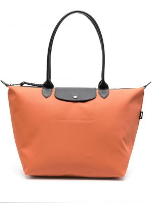 Shopper kabelka Longchamp oranžová