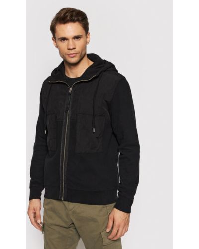 C.P. Company Pulóver Diagonal 11CMSS281A006090M Fekete Regular Fit C.p. Company
