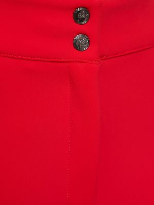 Teplákové nohavice Fusalp červená