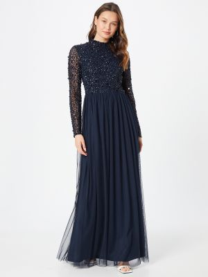 Вечерна рокля с мъниста с дантела Lace & Beads