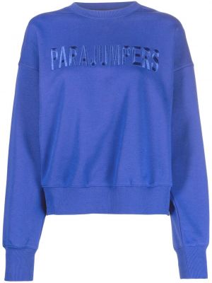 Brodert sweatshirt Parajumpers blå