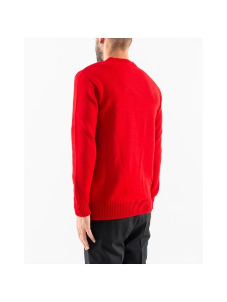 Jersey con bordado de lana de tela jersey Corsinelabedoli rojo