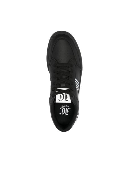 Sneakersy w paski Just Cavalli czarne
