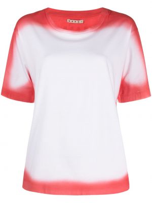 Tričko s prechodom farieb Marni biela