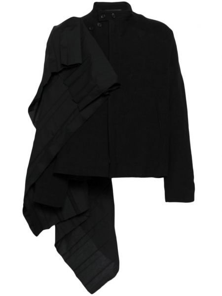 Asimetrična bomber jakna Yohji Yamamoto črna