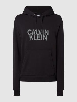 Bluza z kapturem Ck Calvin Klein czarna