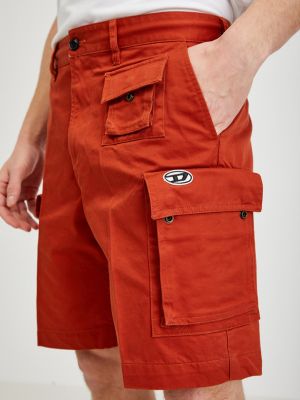 Панталон с джобове Diesel червено